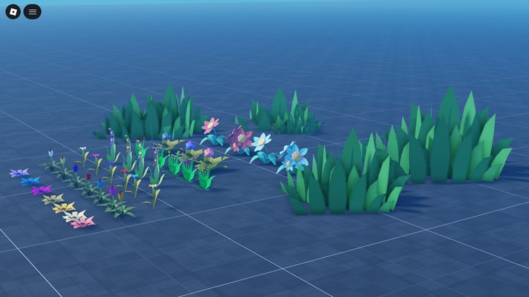 Roblox garden decoration flower props