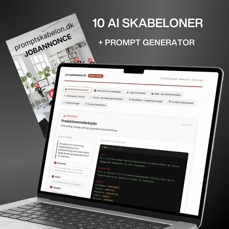 promptskabelon.dk - rekrutteringsprompt