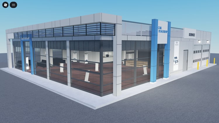 Roblox dealership roleplay building