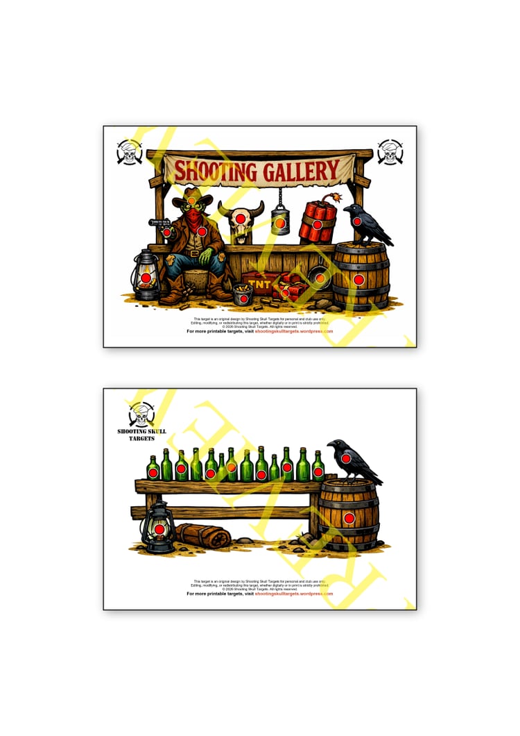 Zombies in the Wild West Targets 9 - 10