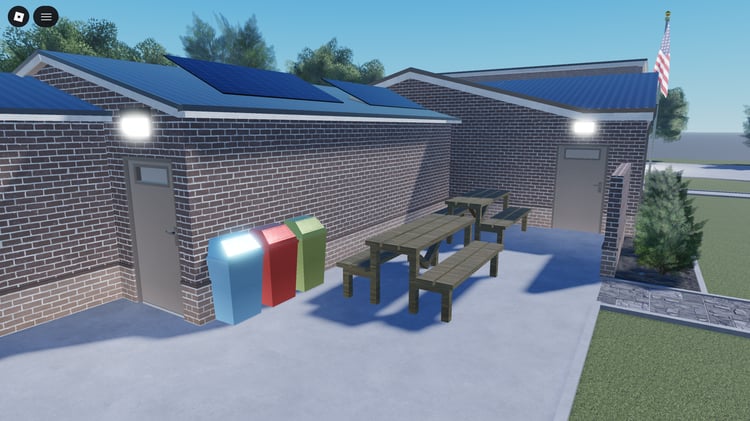 Roblox forest fire station building