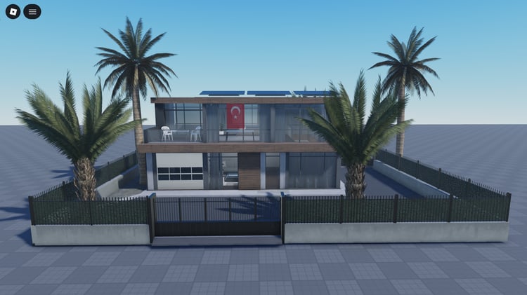 Roblox modern neighborhood house model