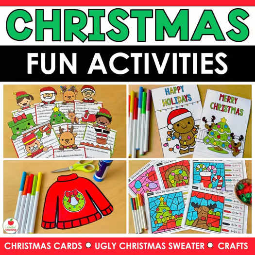 Christmas Crafts Fun Activities Christmas Cards Writing Ugly Christmas Sweater