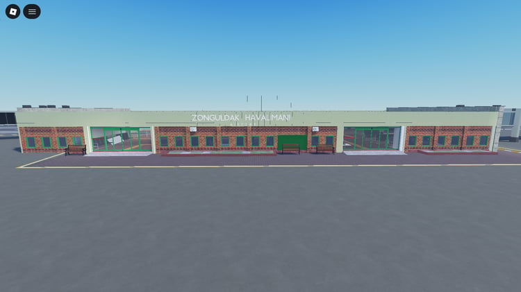 Roblox airport terminal and runway map