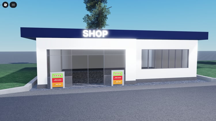 Roblox Petron gas station asset