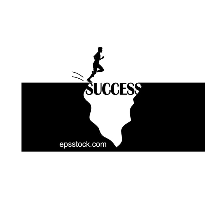 The inscription about success as a bridge