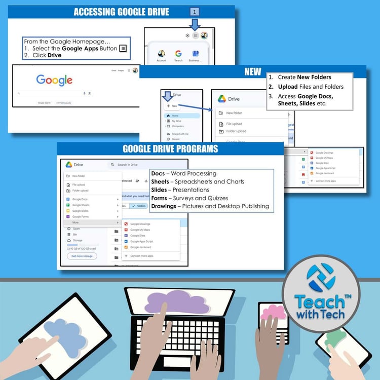 Google Drive Lessons & Activities Bundle