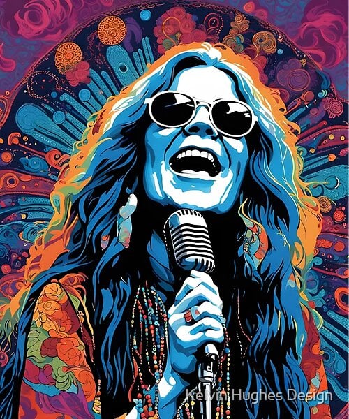 Janice Joplin icon and rock singer
