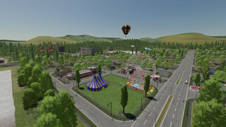 Mods Funfair Forain Farming Simulator 22 FS22 Maps mods-funfair-forain-farming-simulator-22-fs22-maps
