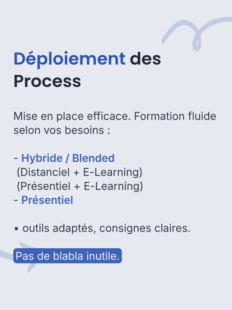 Représentation de l'étape 3 (Implémentation Flux) : déploiement d'une formation hybride avec des interfaces de contrôle tactiques et des éléments visuels cybernétiques.
