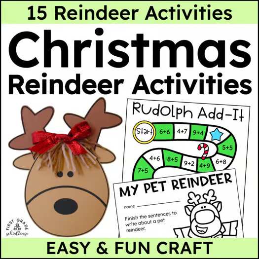 Christmas Reindeer Activities & Craft
