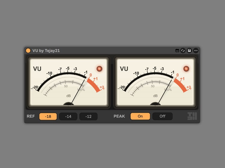 Free Stereo VU Meter for Ableton Live