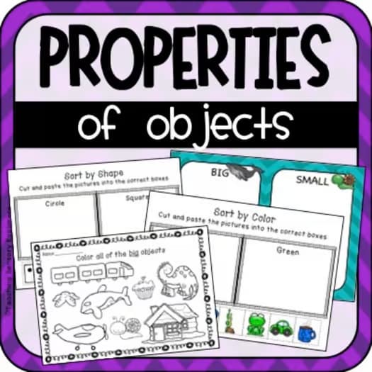 Properties of Objects Activities for Early Childhood