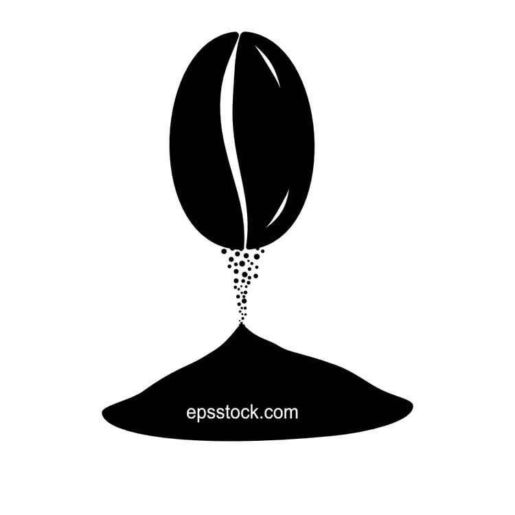 ground coffee symbol