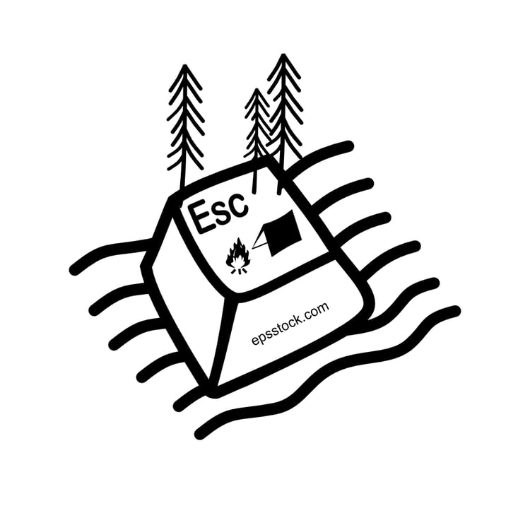 escape to a desert island