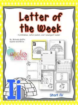 Letter I Printables Activities Tracing Sounds Recognition Letter of the Week