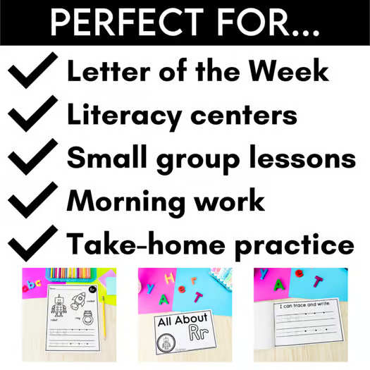Letter R Activities for Preschool & Kindergarten Letter of the Week