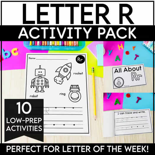 Letter R Activities for Preschool & Kindergarten Letter of the Week
