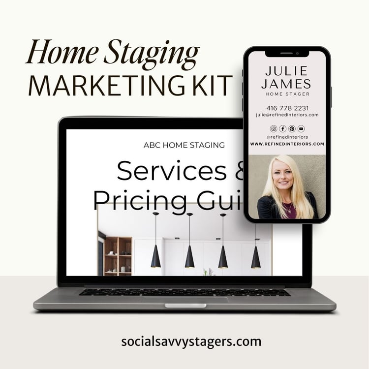 home staging marketing kit
