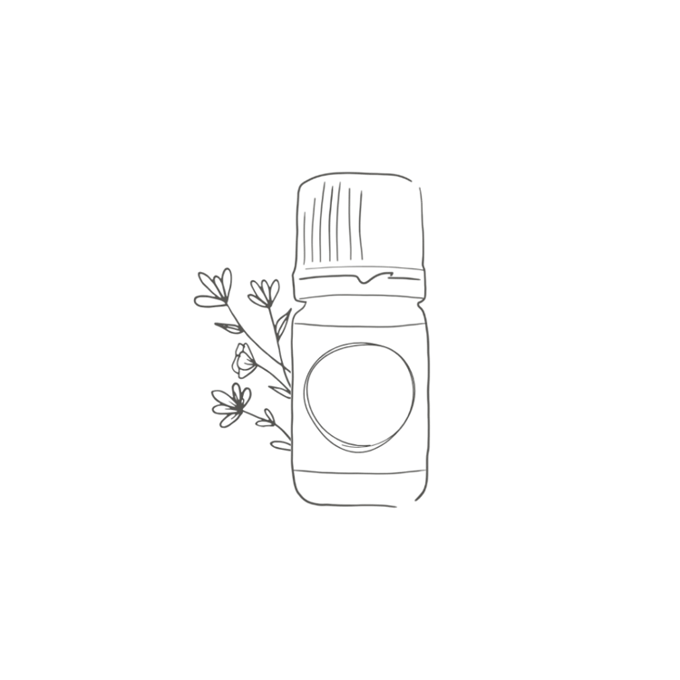 Essential oil bottle with natural botanicals symbolising the Inner Bliss Wellness Space online shop of natural beauty products, health supplements and wellness essentials Gold Coast