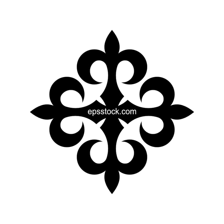 decorative heraldic cross