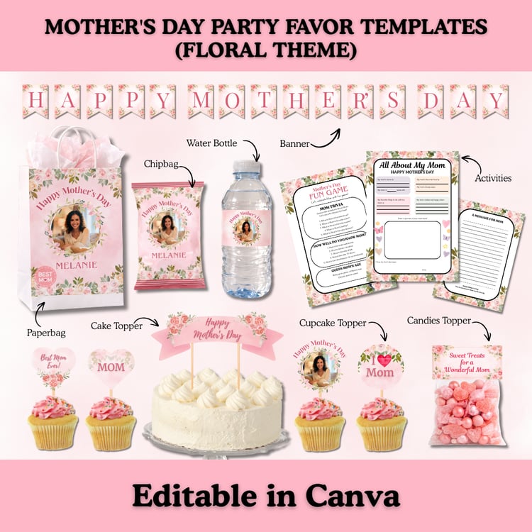 PrettyXeng Digital Prod - Mother's Day Templates - Payhip