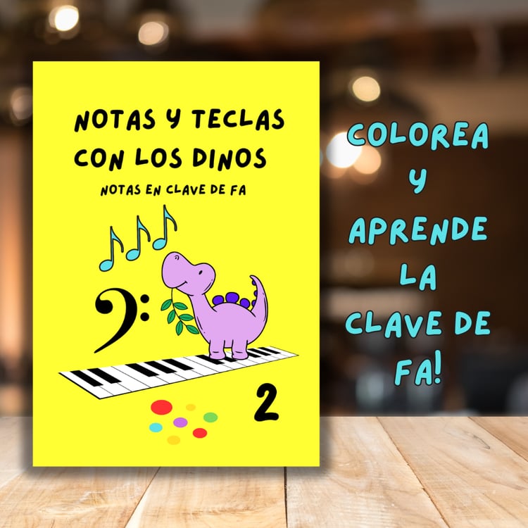 piano notes coloring book