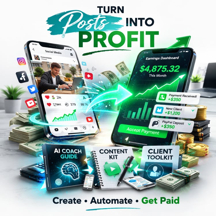 Social Media Side Hustle AI Coach System 01