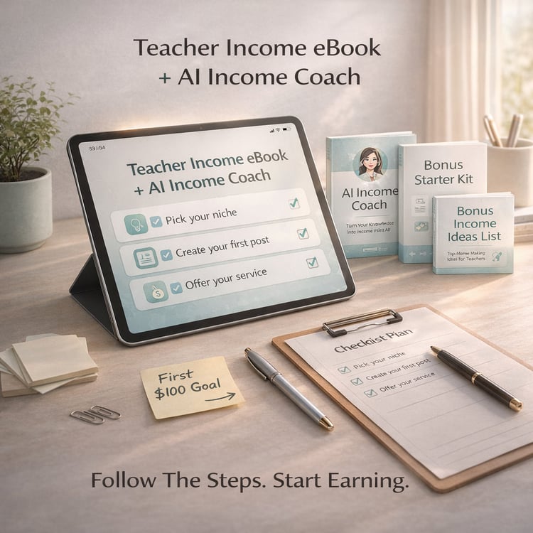 Turn Your Teaching Skills Into Steady Extra Income 01