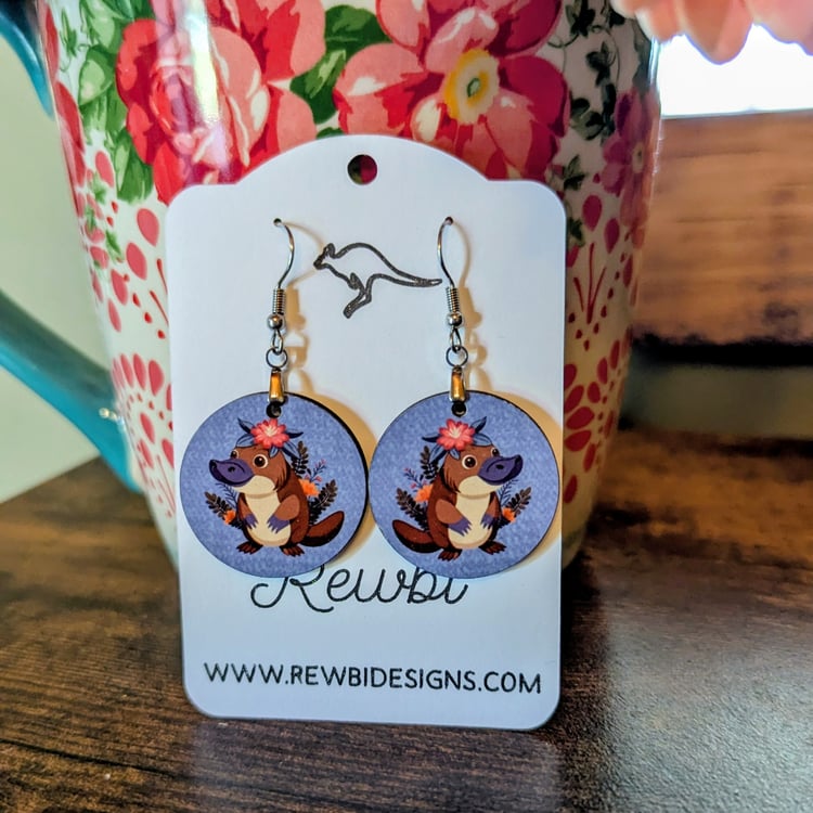 Homeschool Platypus Earrings