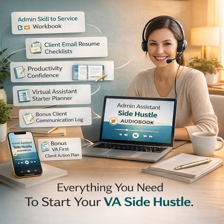 Admin Skills to Side Hustle 01