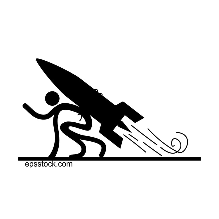 A person tries to take off on ide