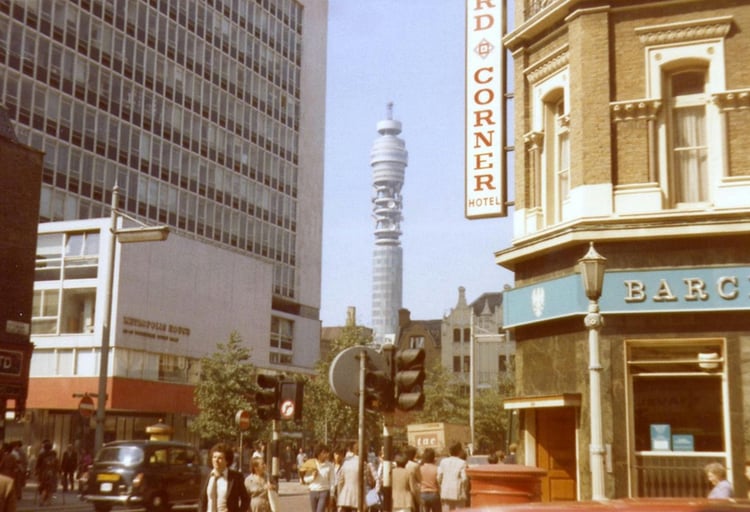 London Post Office Tower 1960s