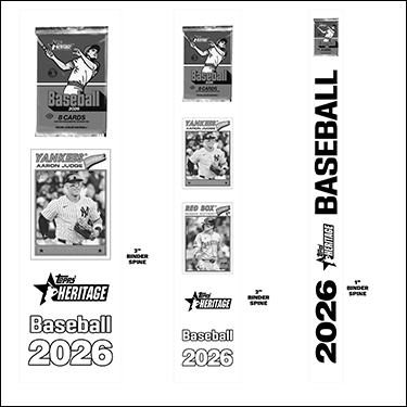 2026 Topps Heritage Baseball Cards Binder Inserts