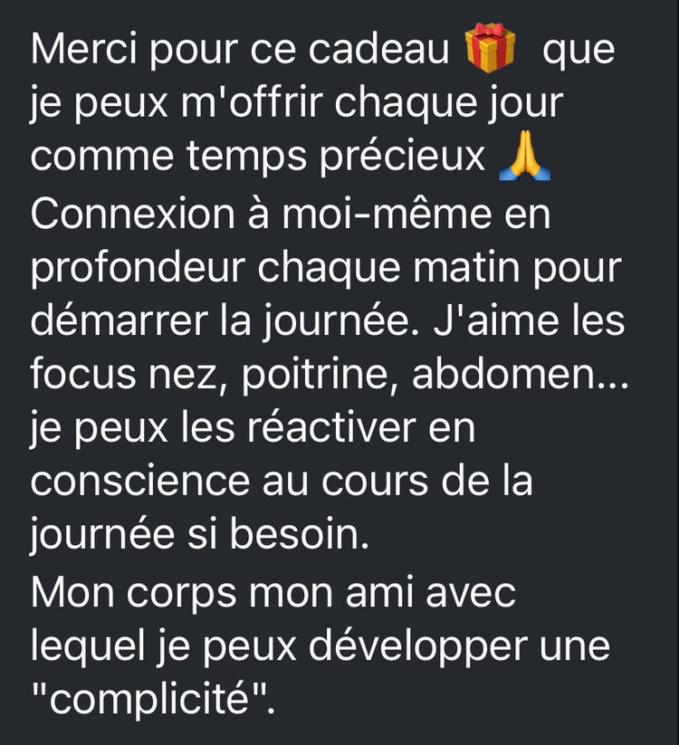 Témoignage ancrage et expansion méditations - Christine Clarisse - Soft life & Flow