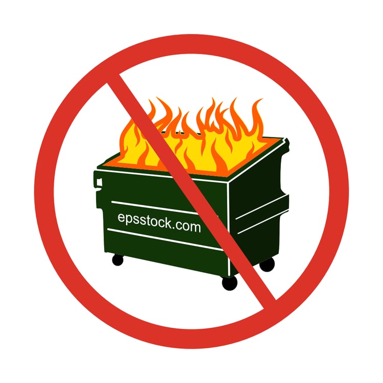 No burning garbage