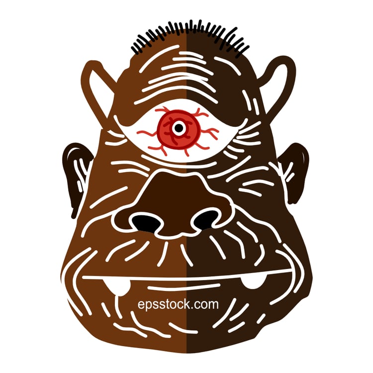 one-eyed monster character