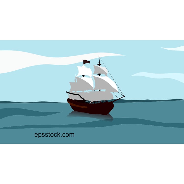 Galleon Black Pearl Pirate Ship