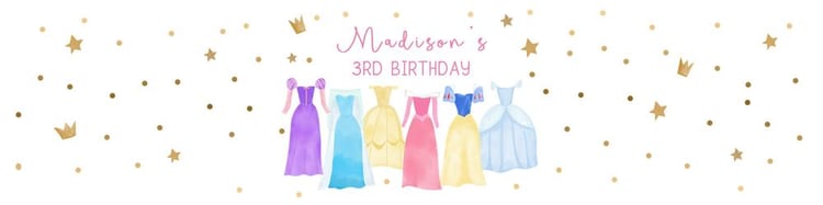 Editable Princess Water Bottle Labels | Pink Royal Birthday Party Decor
