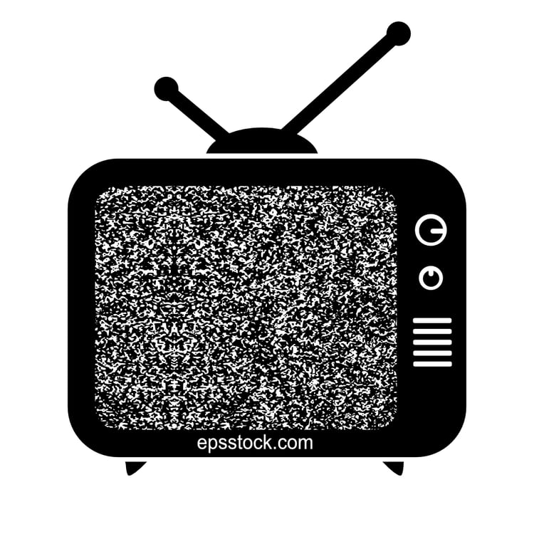 tv with white noise demo