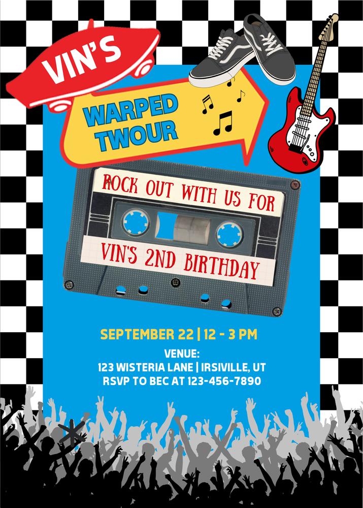 Warped Two | Aesthetic Y2K Gradient & Liquid Warp Canva Templates