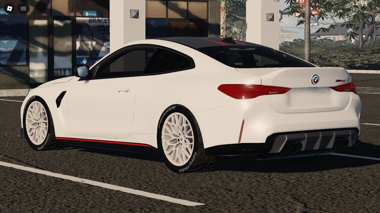 Working drivable car used in competitive Roblox gameplay
