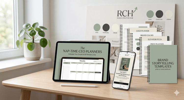 Table with laptop , ipad and phone with the digital resources