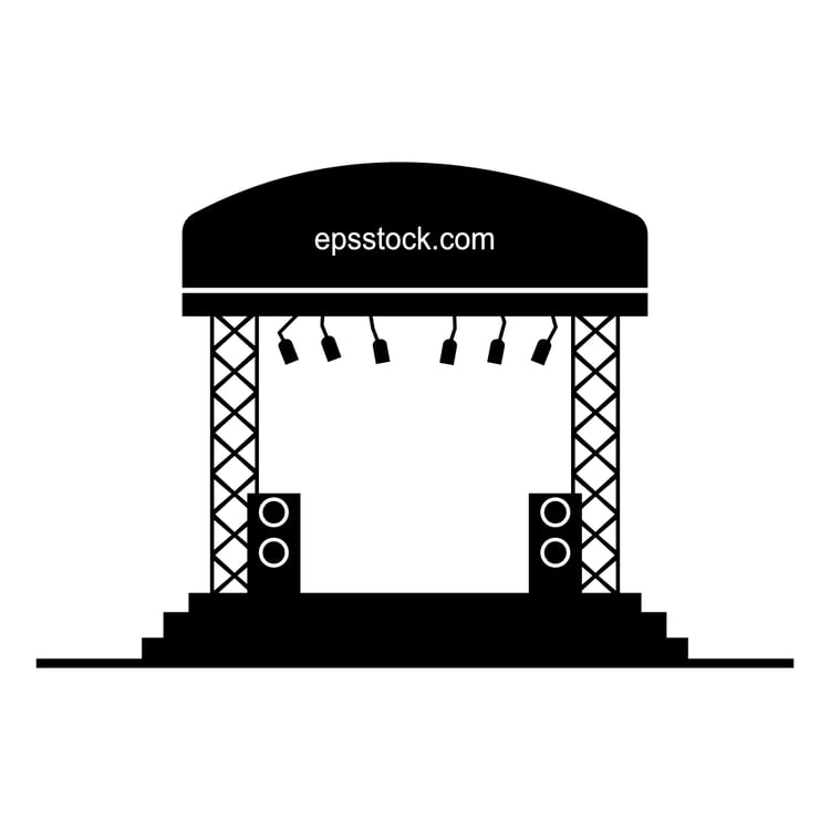 Concert venue symbol