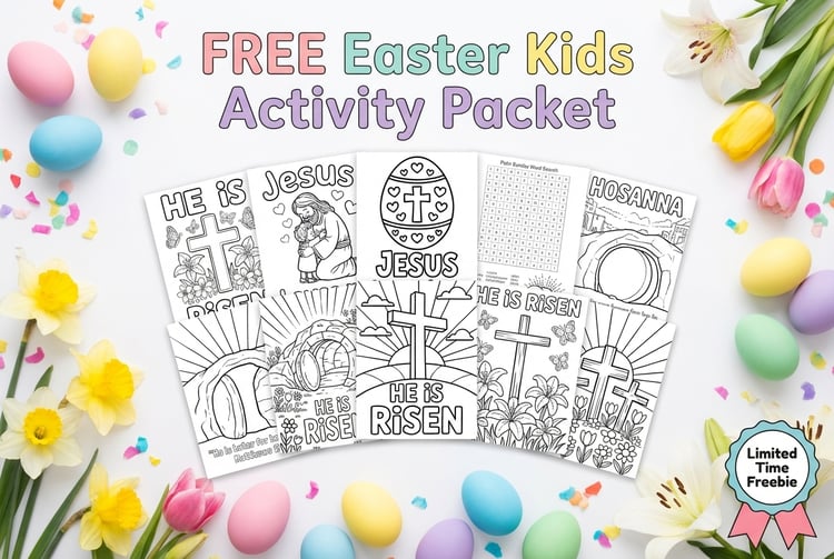 free kids Easter actives Coloring pages and games