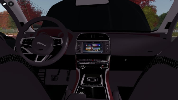 Roblox Jaguar XE 2016 luxury sedan with openable doors