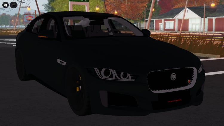 Detailed Jaguar vehicle parked in urban setting