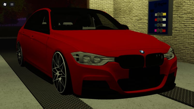 Roblox BMW F30 realistic driving vehicle