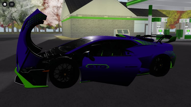Lamborghini Huracán STO Roblox supercar model