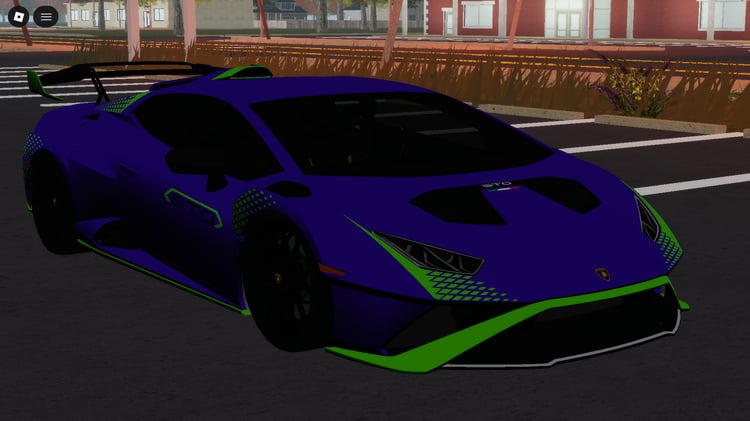 Roblox racing supercar Lamborghini Huracán STO